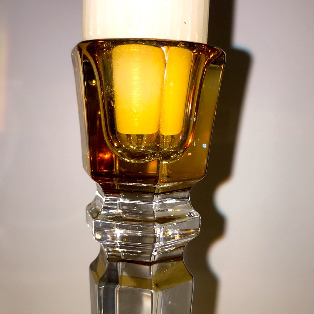 Crystal candlestick - Picture 2 of 7